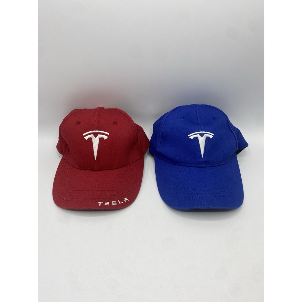 Tesla Logo Embroidered Dad Hat – Premium Cotton Adjustable Cap